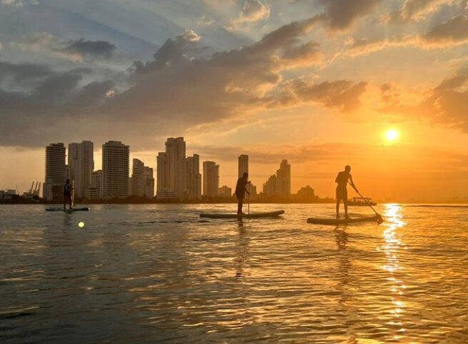 Sunset Paddleboard Tour in Miami Beach